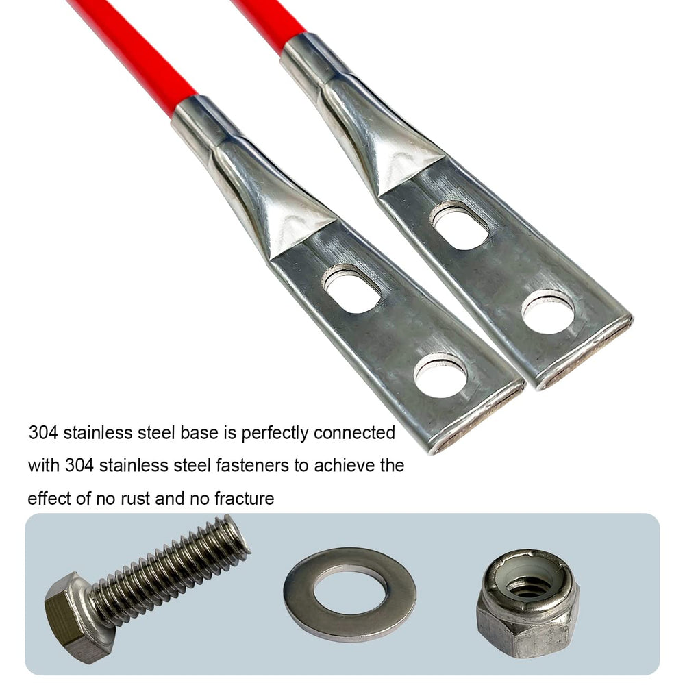 FUYEAR cutaway showing steel wire inner core for flexible, break‑resistant strength