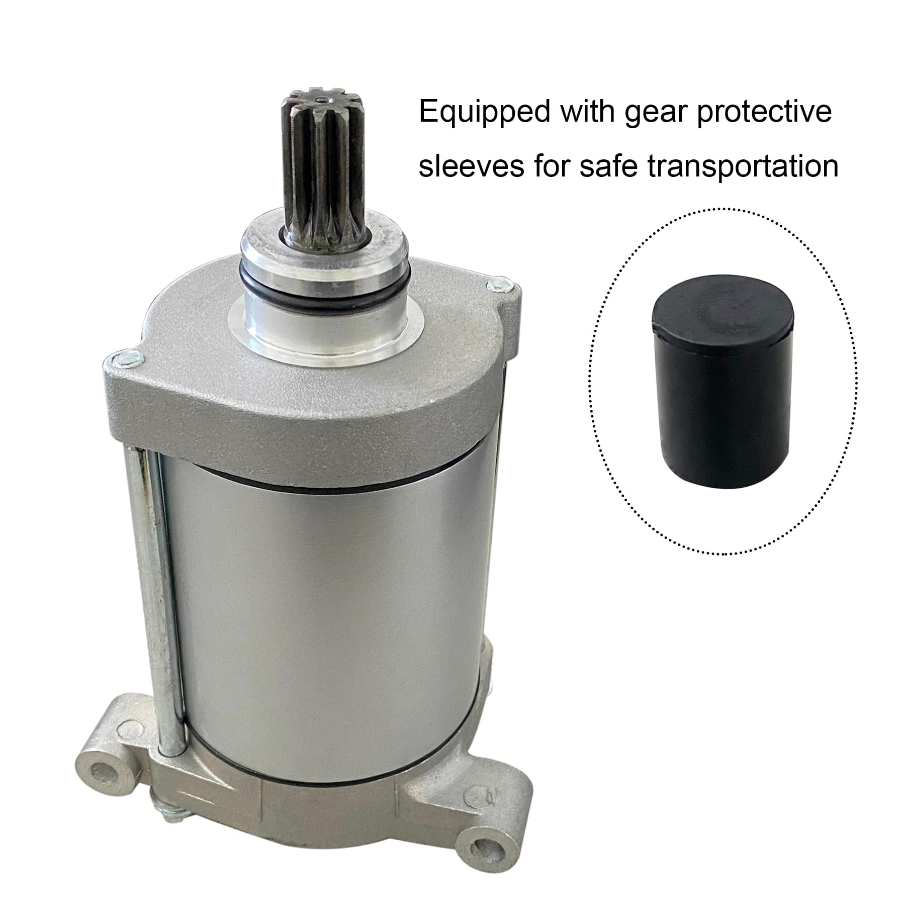 FUYEAR starter motor installed on UTV demonstrating direct-fit performance