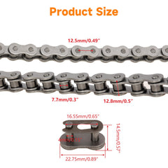FVRITO close-up of chain links highlighting durability and wear resistance benefit