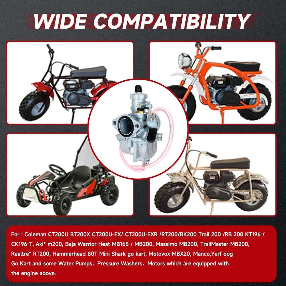 FVRITO 38mm air filter assembly protecting engine from contaminants