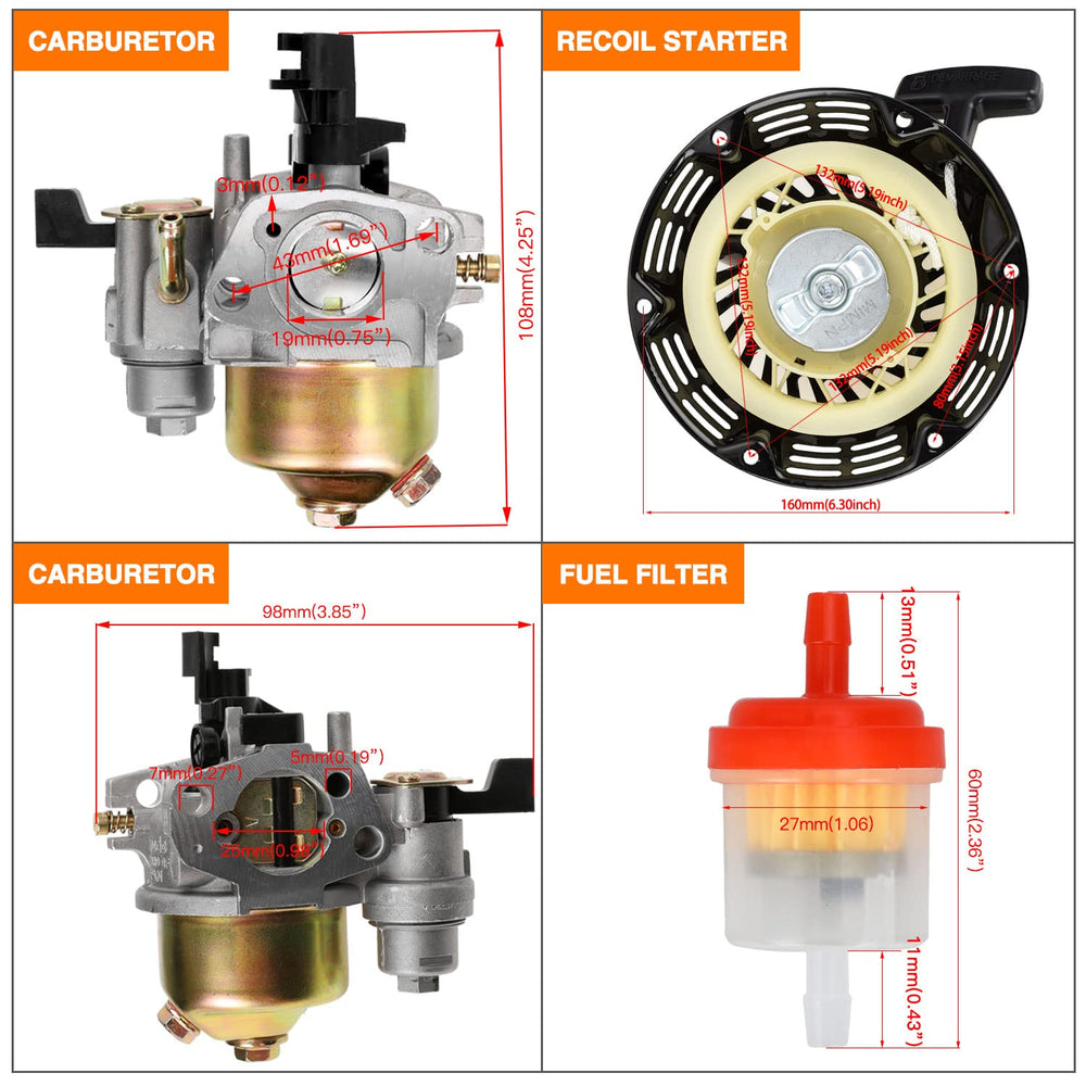 FVRITO carburetor close-up with throttle needle for precise tuning benefit