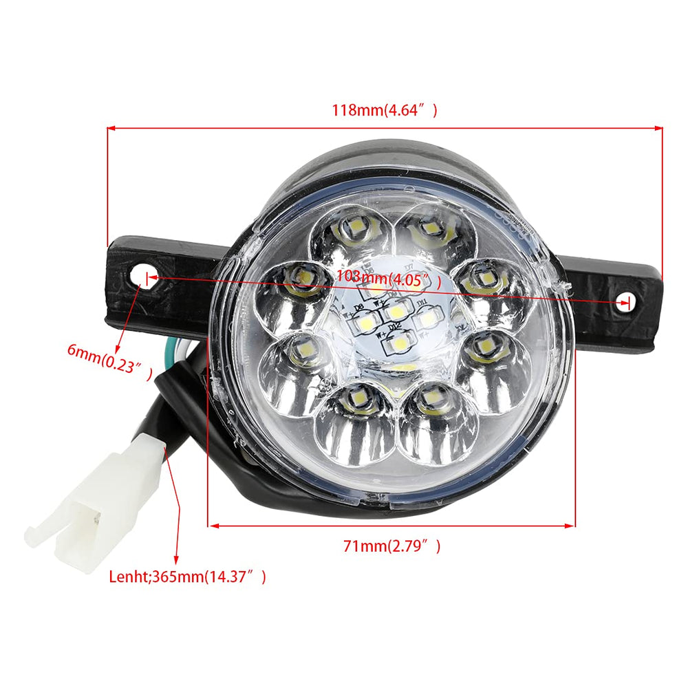 FVRITO close-up of the 14 LED chips highlighting brighter, more efficient light