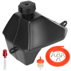 FVRITO front profile gas tank showing mounting points and fit benefit