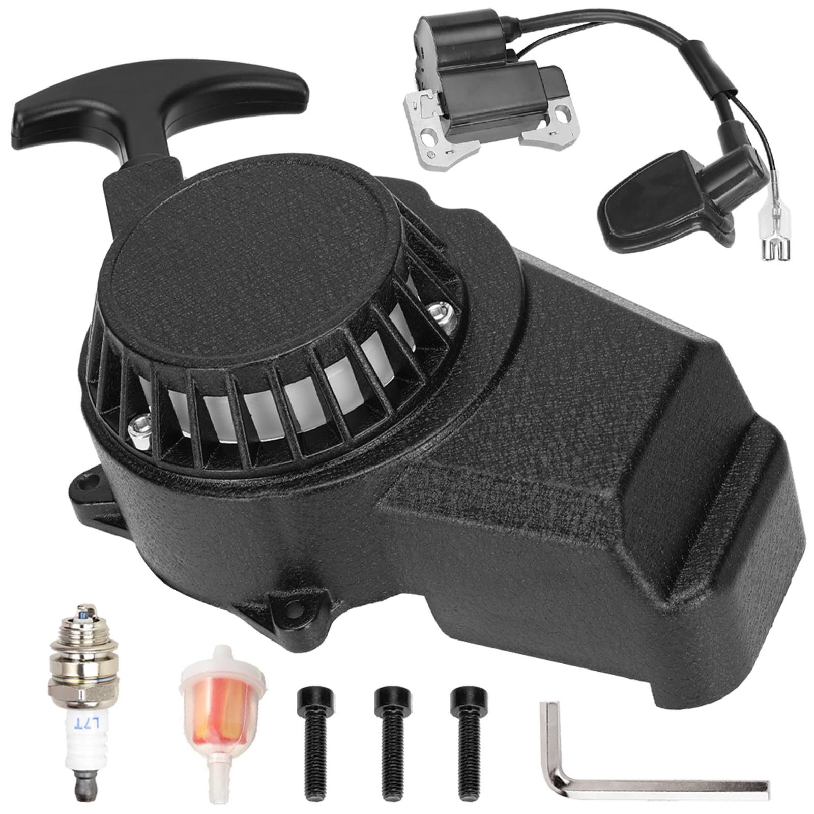 FVRITO front view pull start assembly showing easy replacement benefit