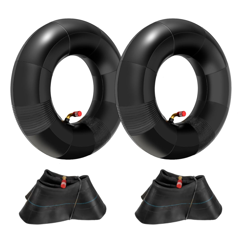 FVRITO tube installed on garden tractor wheel in yard setting for reliability