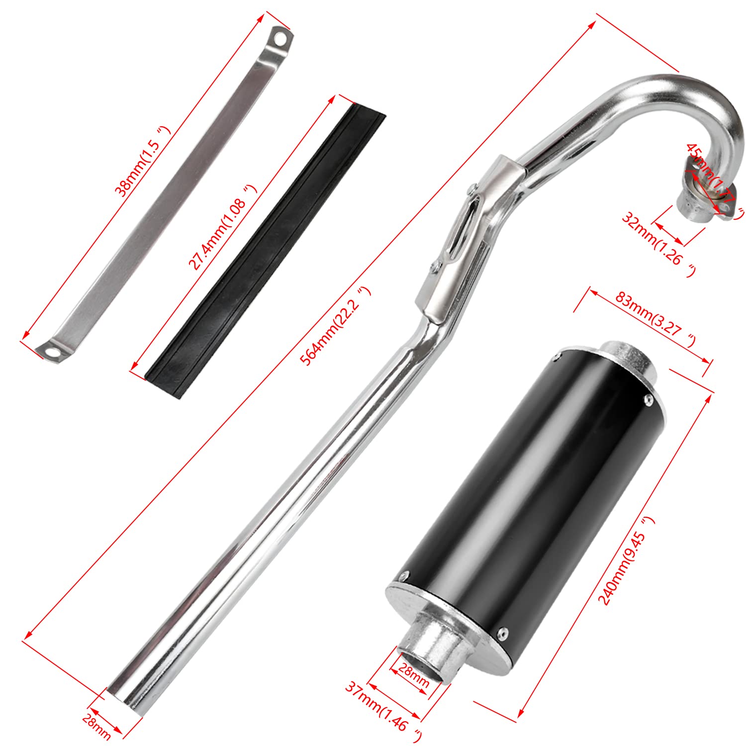 FVRITO head pipe close-up welds for strength and rust resistance