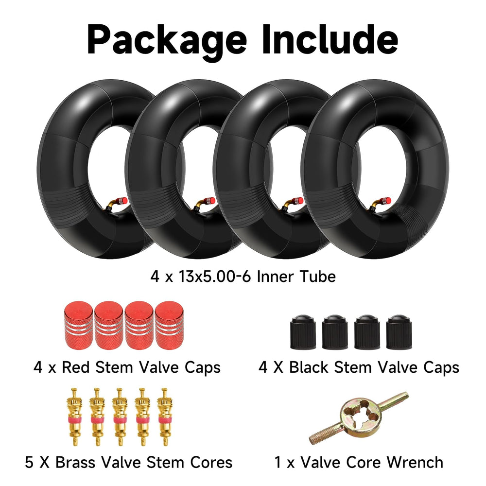 FVRITO packaging label showing 13x5.00-6 marking for quick verification