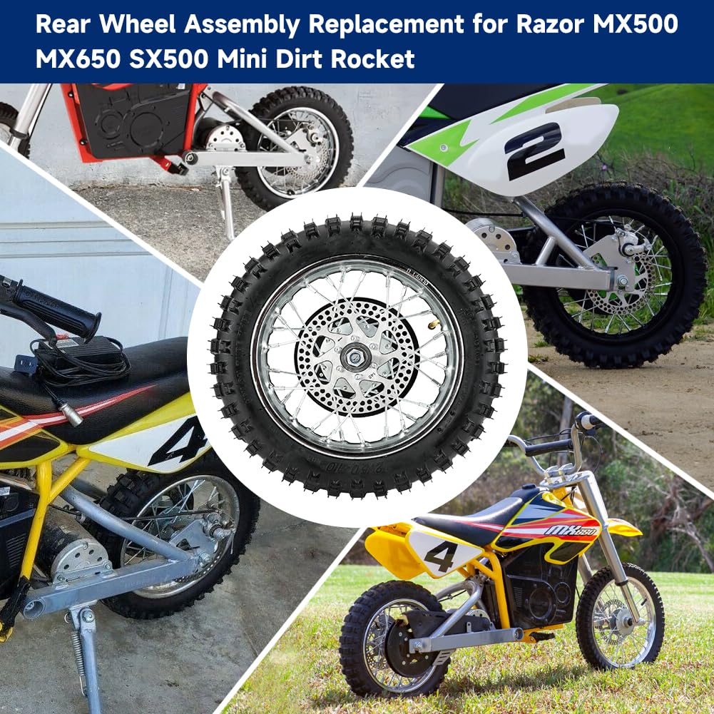 FVRITO rear wheel side profile demonstrating fitment and rugged build benefit
