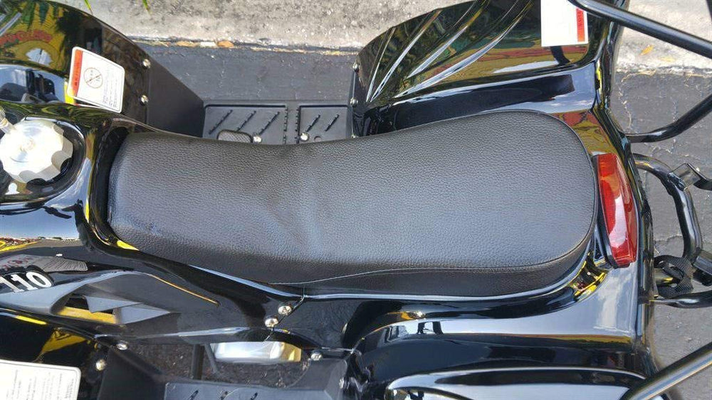 FVRITO seat with measuring tape illustrating exact length and width