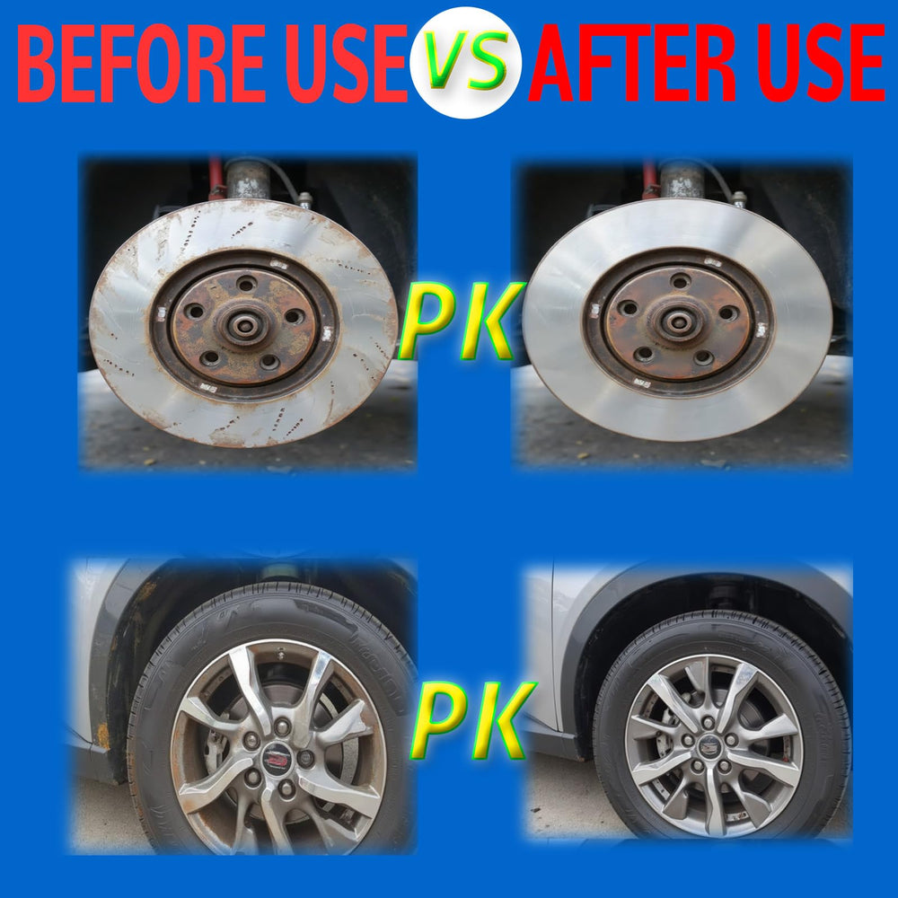 FWEXCK mounted on a drill in hand demonstrating easy, precise hub cleaning