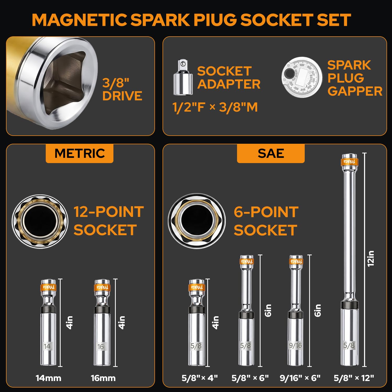 FYKIKTA open case with organized sockets for quick selection