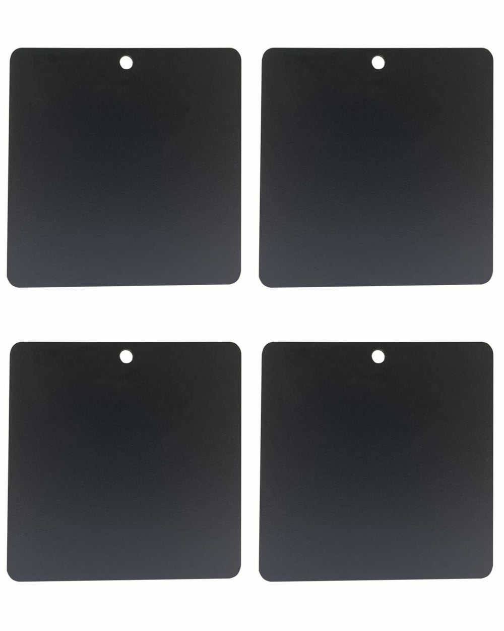 FYWZ front view of four adhesive magnetic pads, shows kit contents and benefit