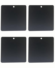 FYWZ front view of four adhesive magnetic pads, shows kit contents and benefit