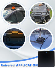 FYWZ pad installed on an aluminum truck cab roof, enables magnetic mounting