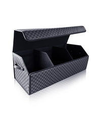 Fyzeoty front view organizer showing tidy trunk storage benefit