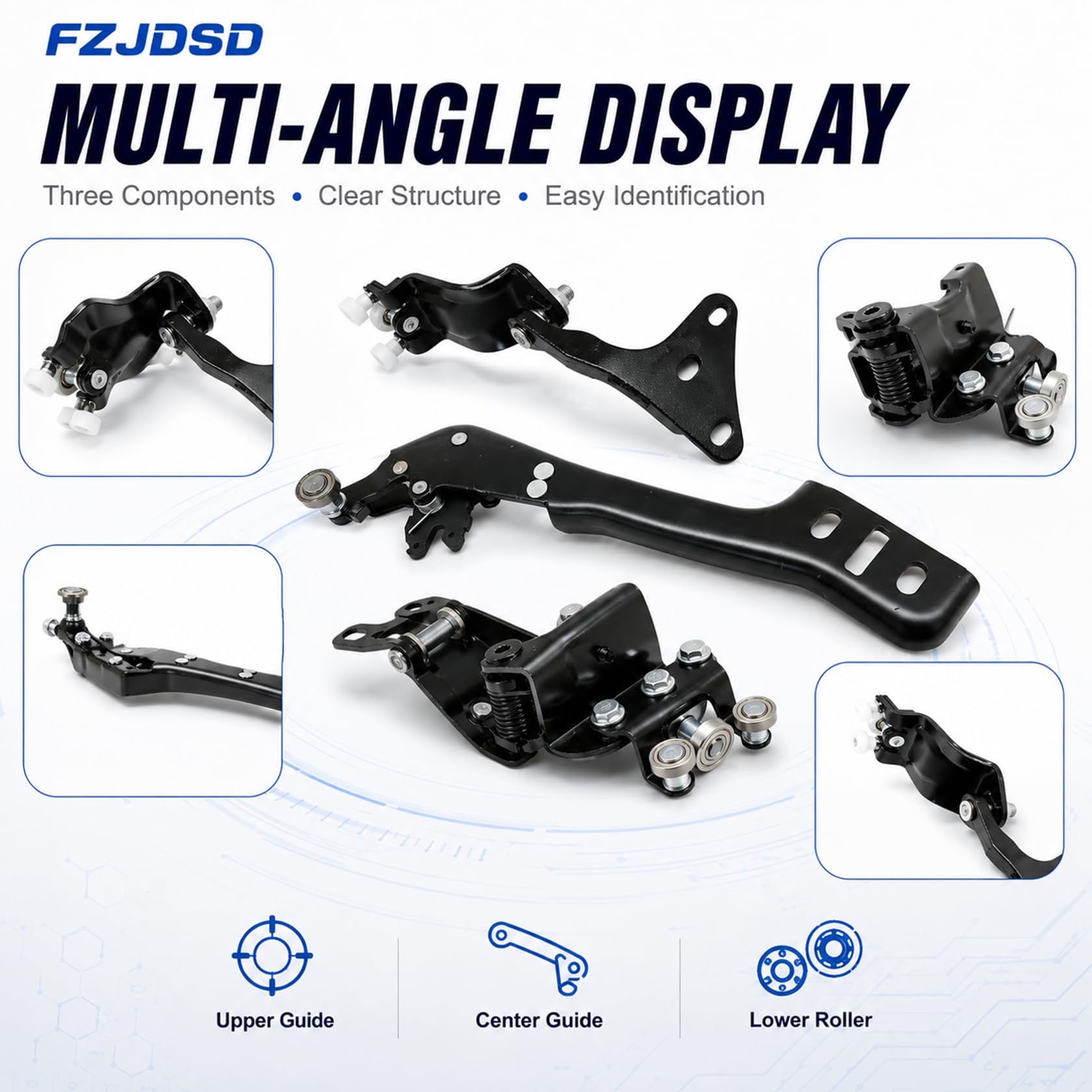 FZJDSD mounting bracket detail highlighting bolt locations for correct fitment