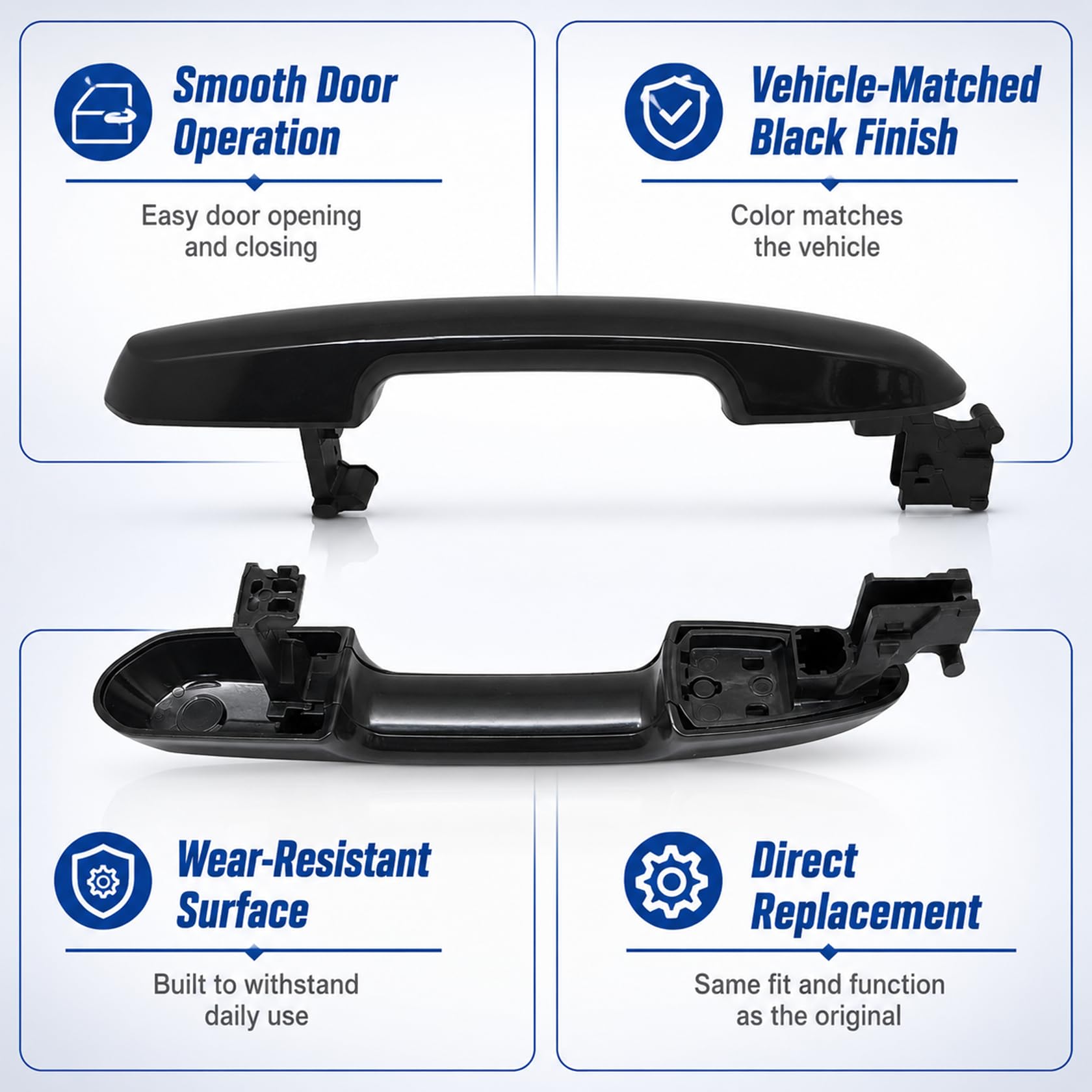 FZJDSD packaged handle with included components for ready install