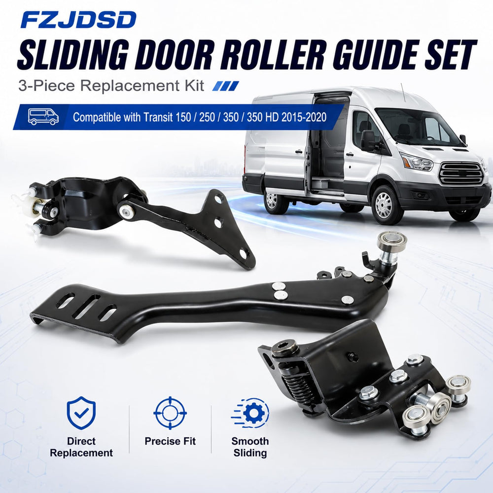 FZJDSD upper roller closeup showing durable wheel and mount for reliable travel