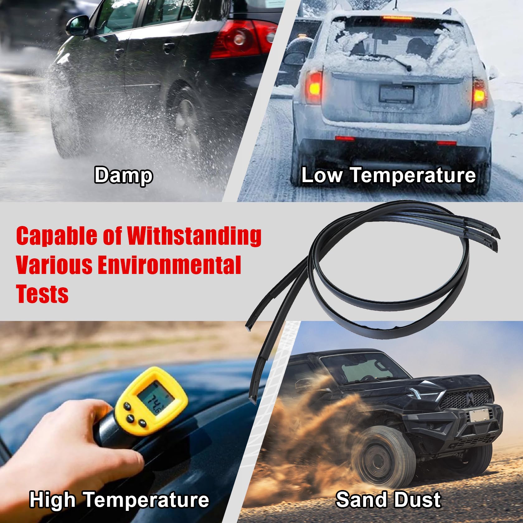 FZJDSD installed right-side moulding on Sentra highlighting water guidance