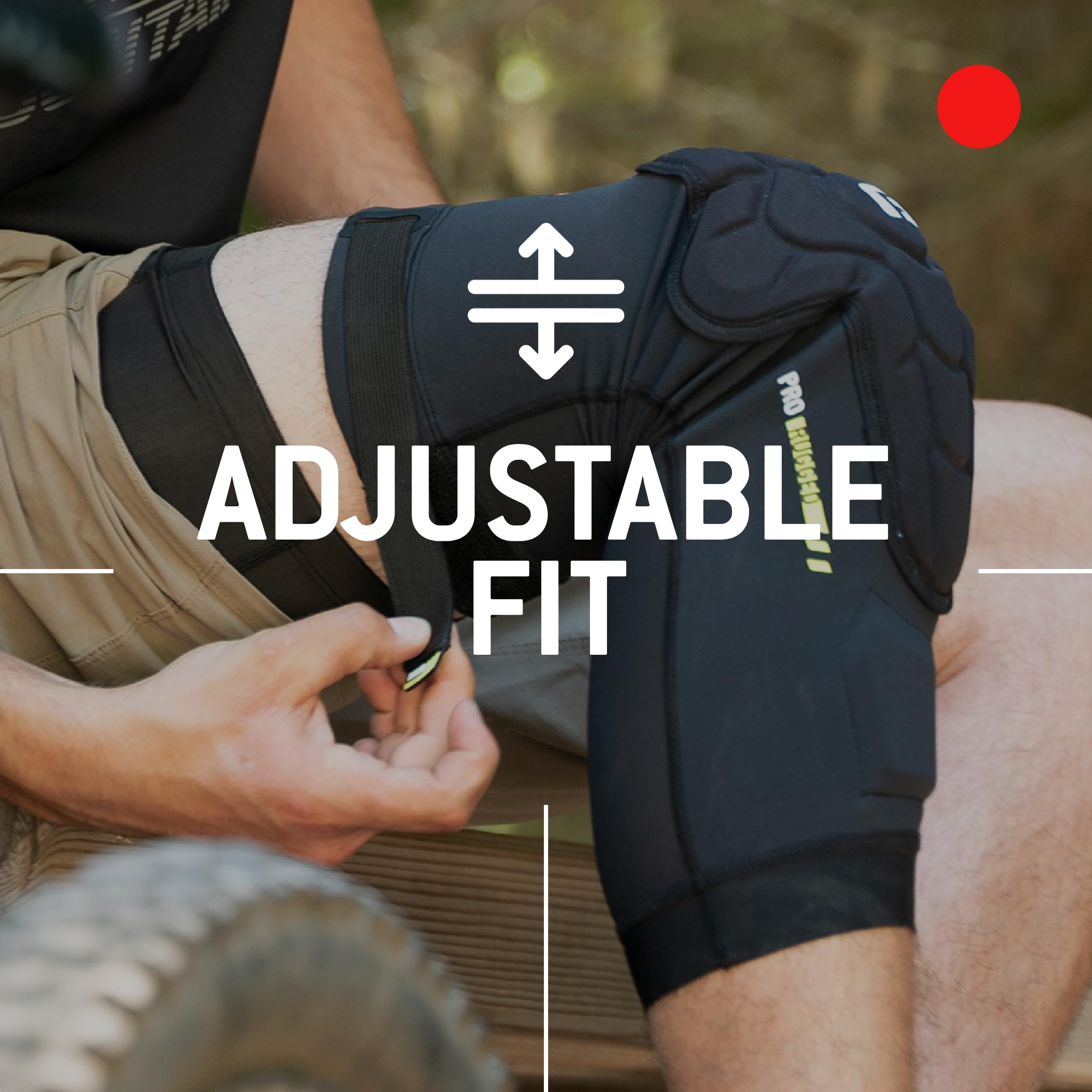 G-Form adjustable strap detail demonstrating secure custom fit