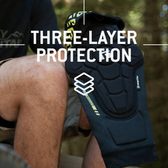 G-Form knee guard ventilated mesh back for airflow and cooling