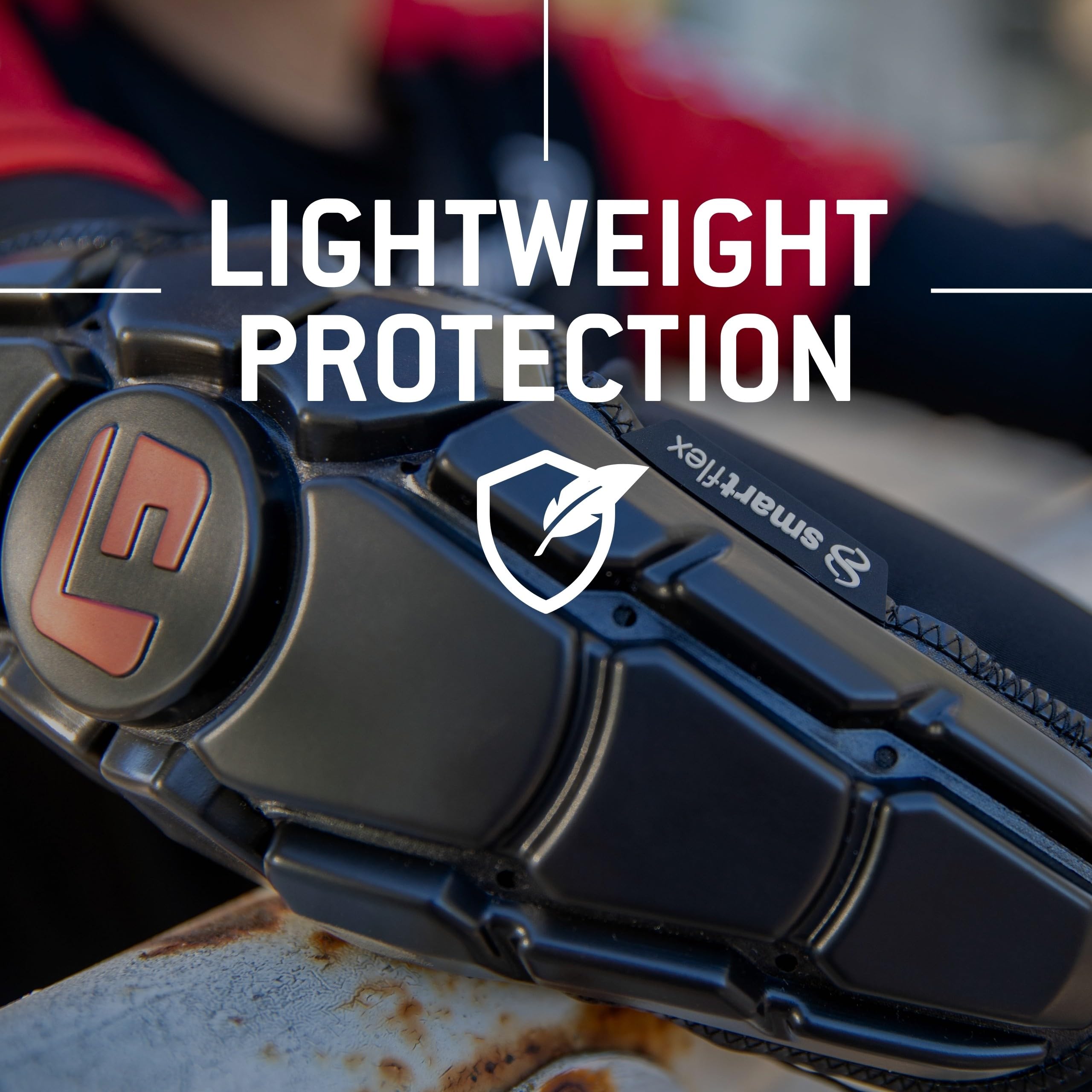G-Form Pro-X3 SmartFlex pad close-up showing impact-activated protection benefit