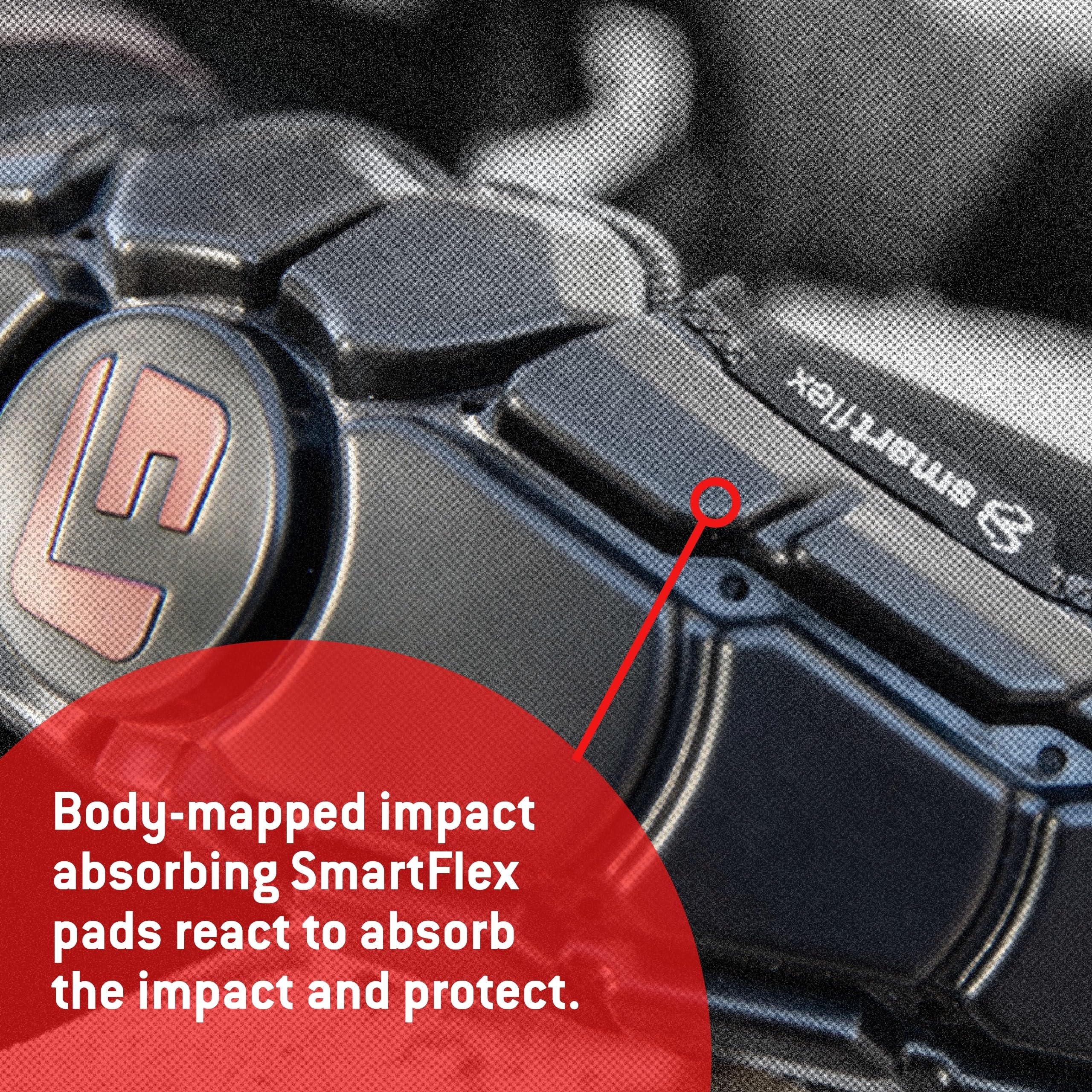 G-Form Pro-X3 next to a hand for scale showing compact low-profile fit benefit