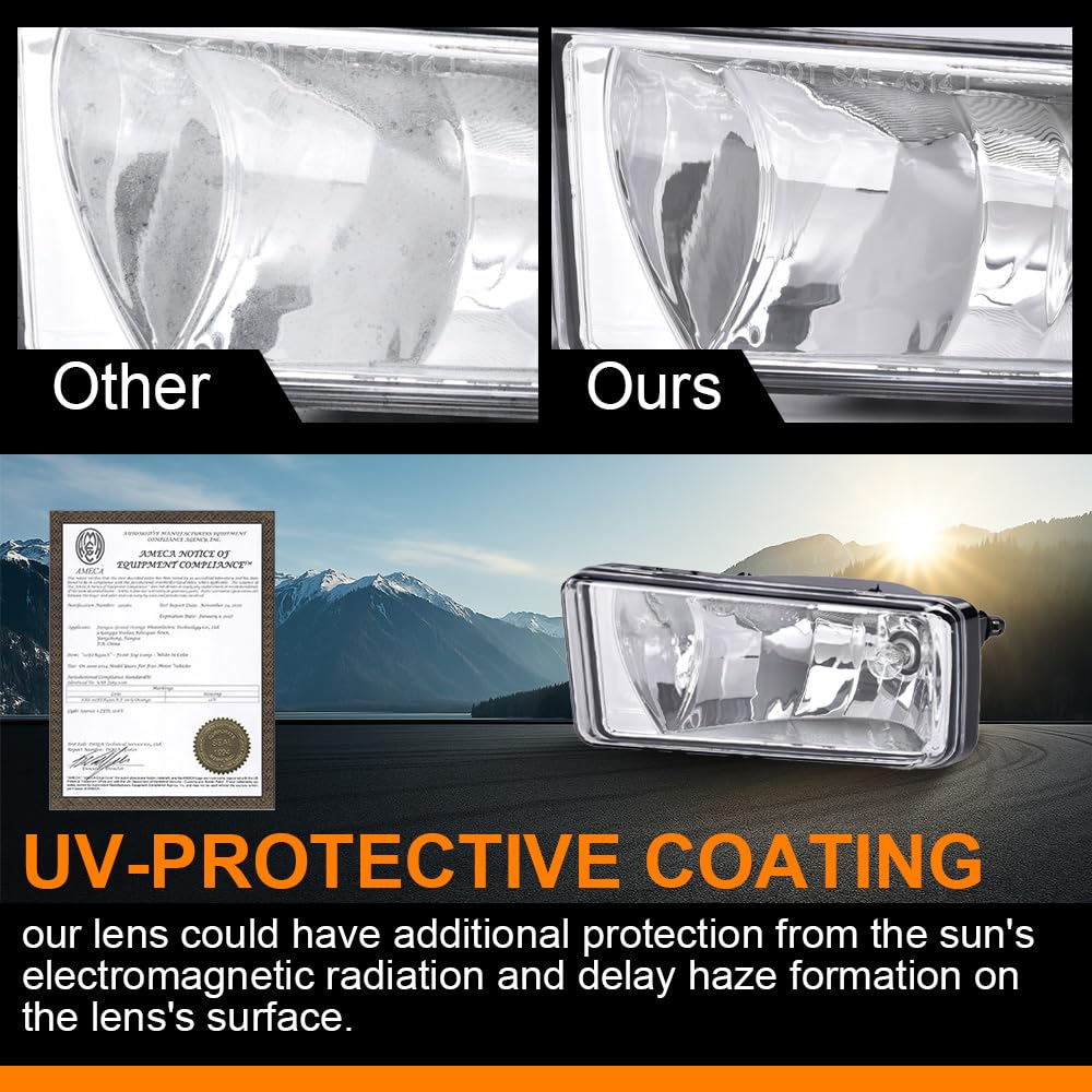 G-PLUS fog light seal and vent detail protecting internal components from moisture