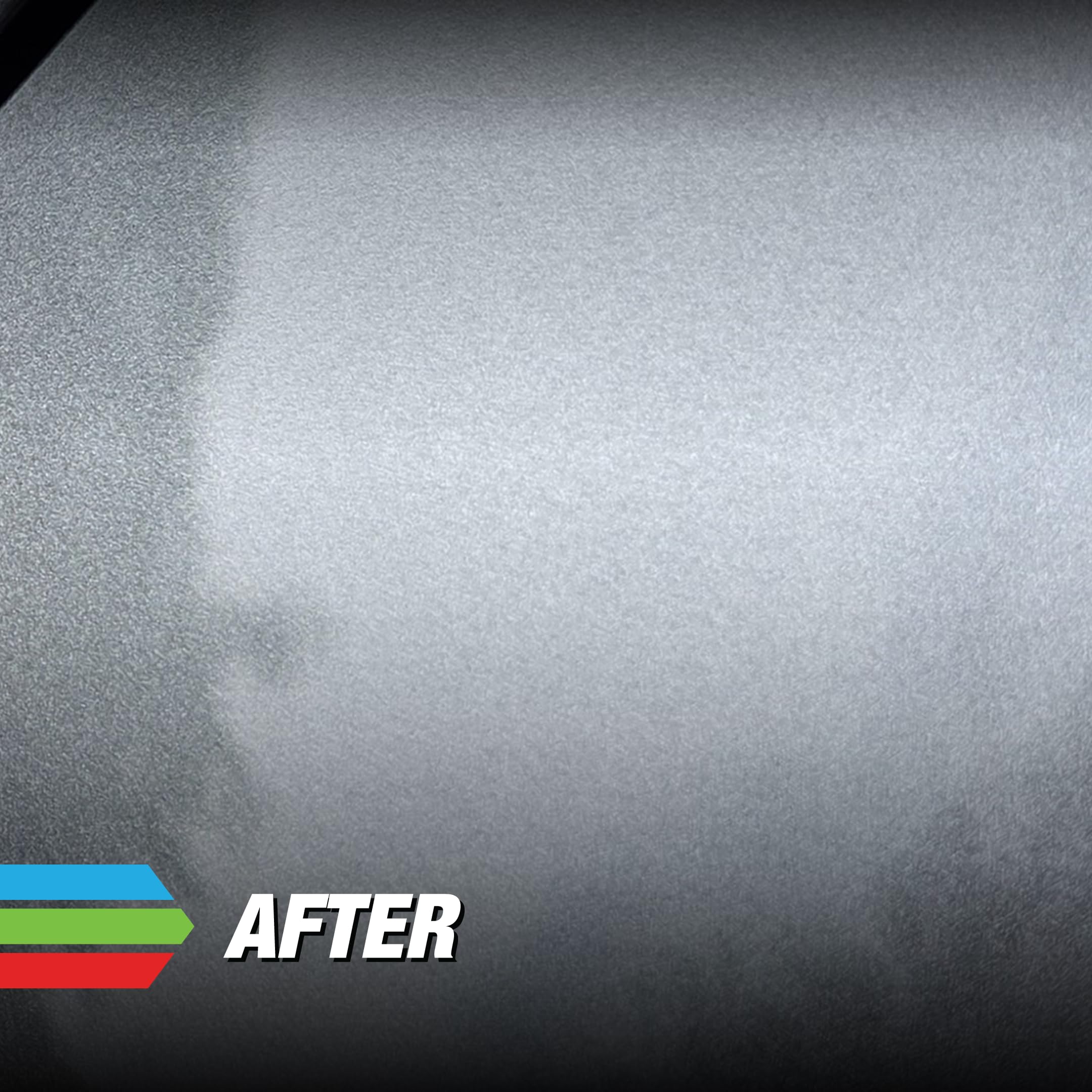G3 Pro before and after split image showing restored high-gloss finish
