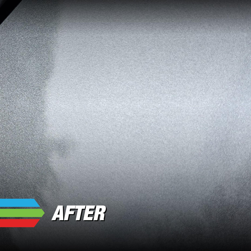 G3 Pro before and after split image showing restored high-gloss finish