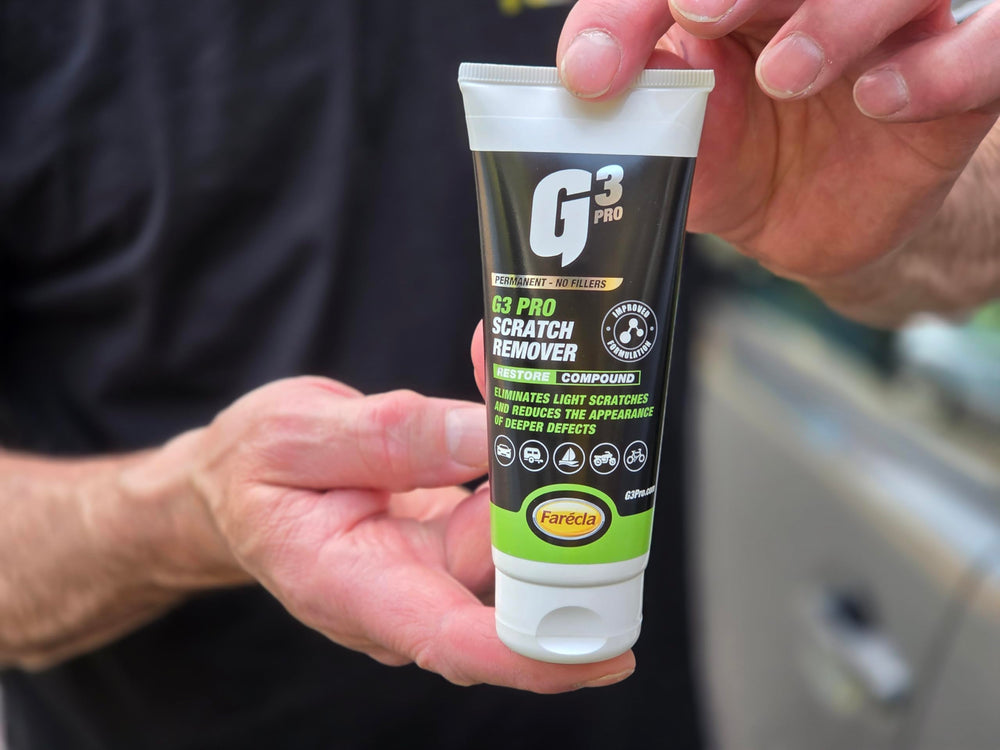 G3 Pro compound texture close-up demonstrating smooth abrasion control