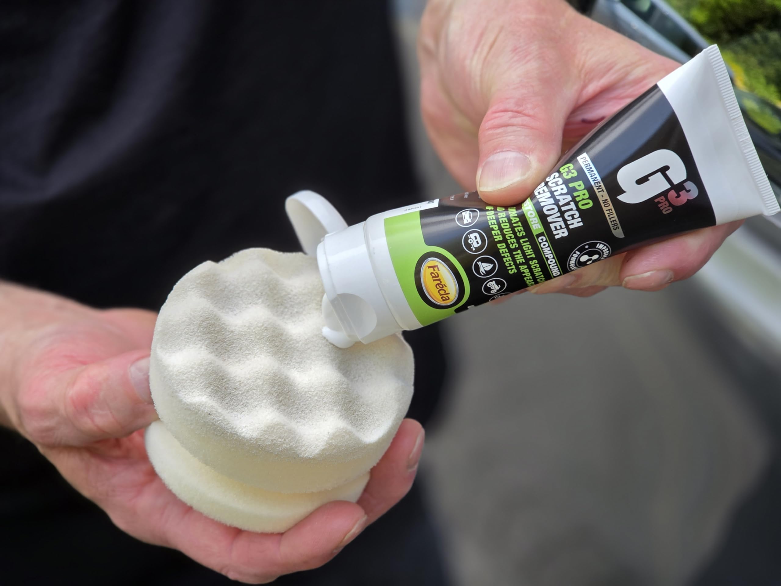 G3 Pro waffle applicator detail offering precise pressure and coverage