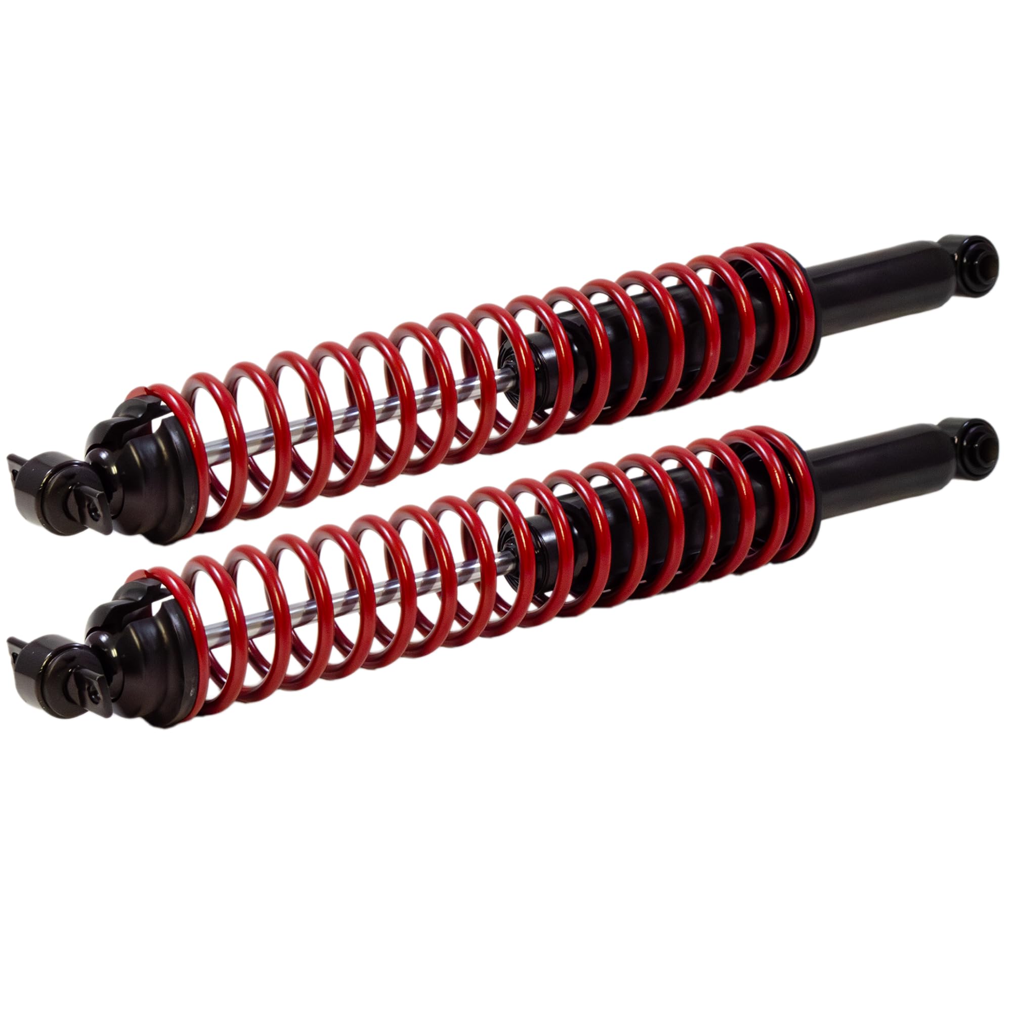 Gabriel chromed piston rod detail demonstrating corrosion resistance and longer life