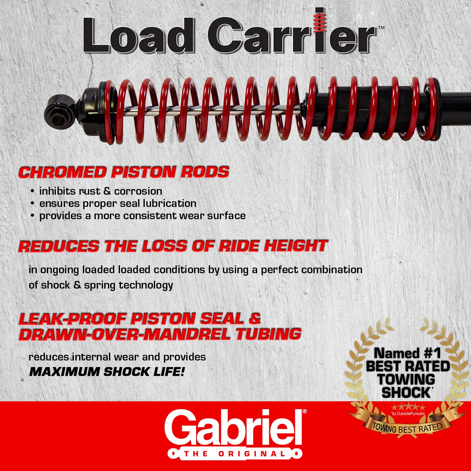 Gabriel D.O.M. tubing side profile illustrating durable internal wear protection