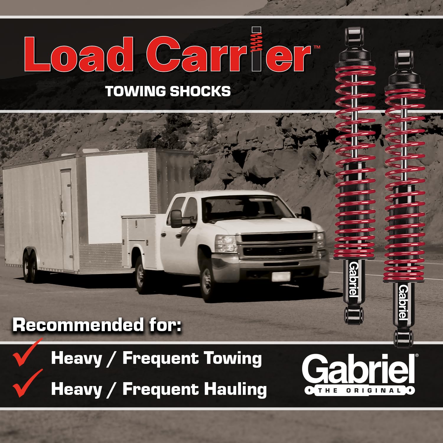 Gabriel shock seal leakproof macro emphasizing reliable sealing under load