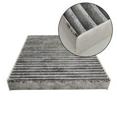 GaeaAuto cabin air filter close-up highlighting pleats and seal