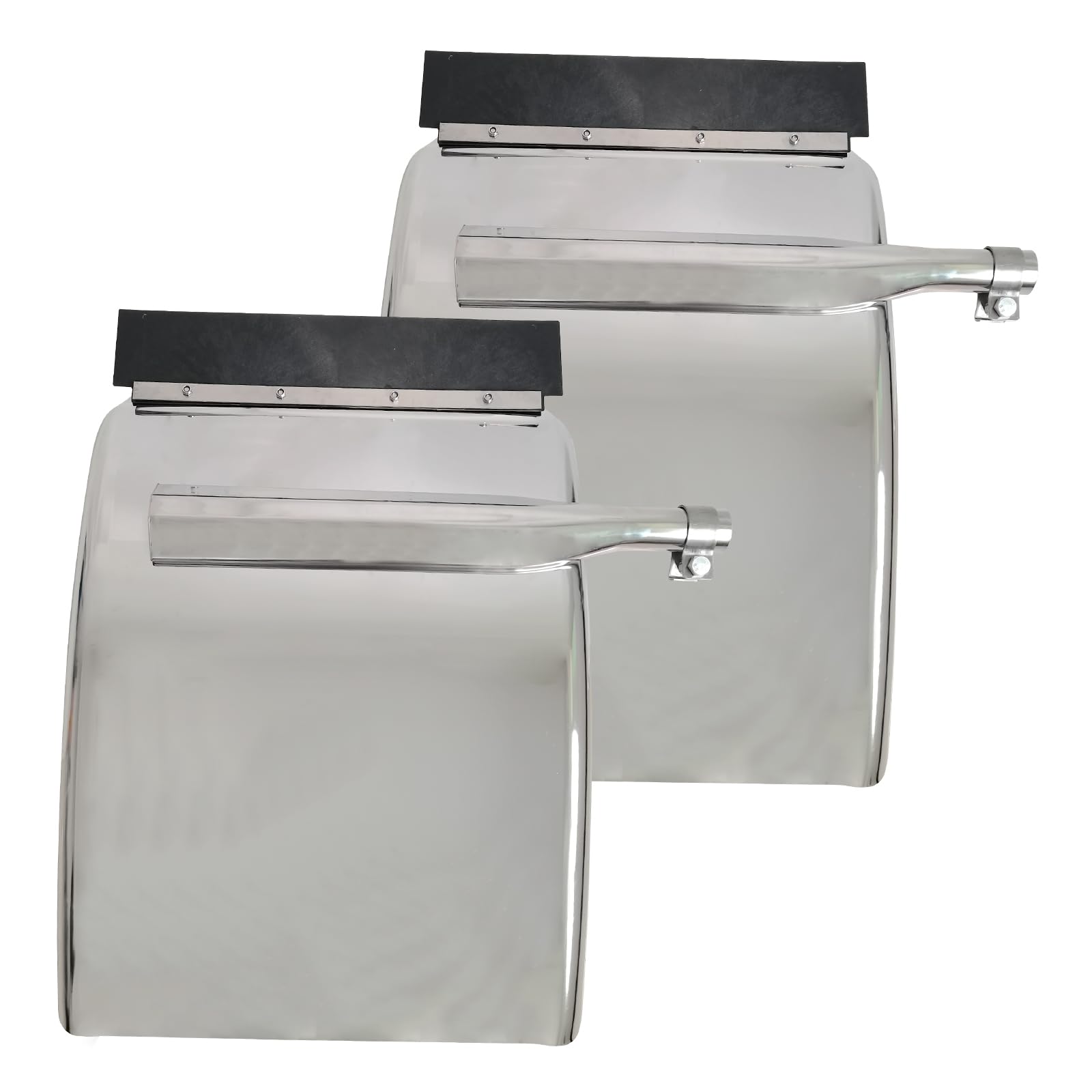 GaeaAuto polished stainless surface reflecting light for corrosion resistance appeal