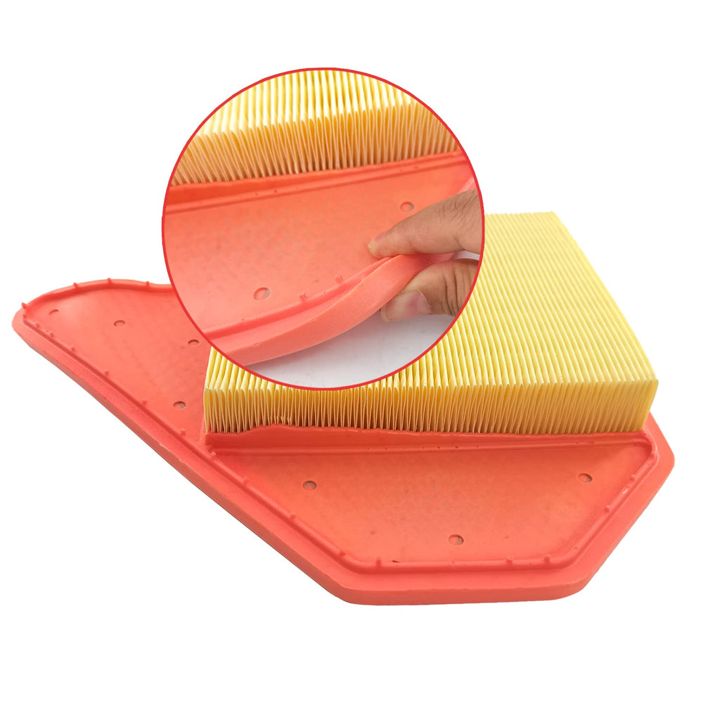 GaeaAuto filter pleat detail demonstrating high filtration surface area