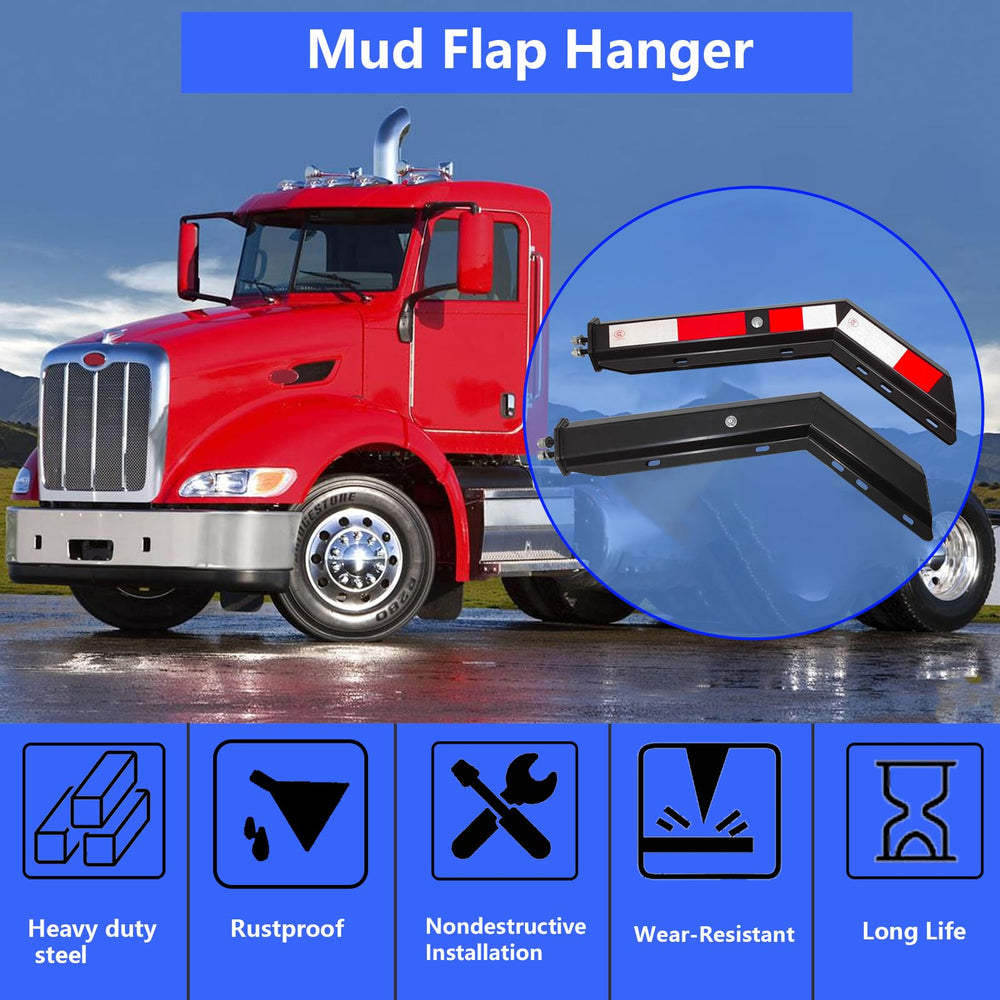 GaeaAuto hanger reflector strip and closed end detail improving nighttime visibility and corrosion resistance