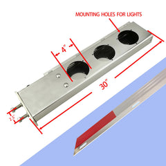 GaeaAuto detail of 4-inch light cutouts for neat lamp mounting