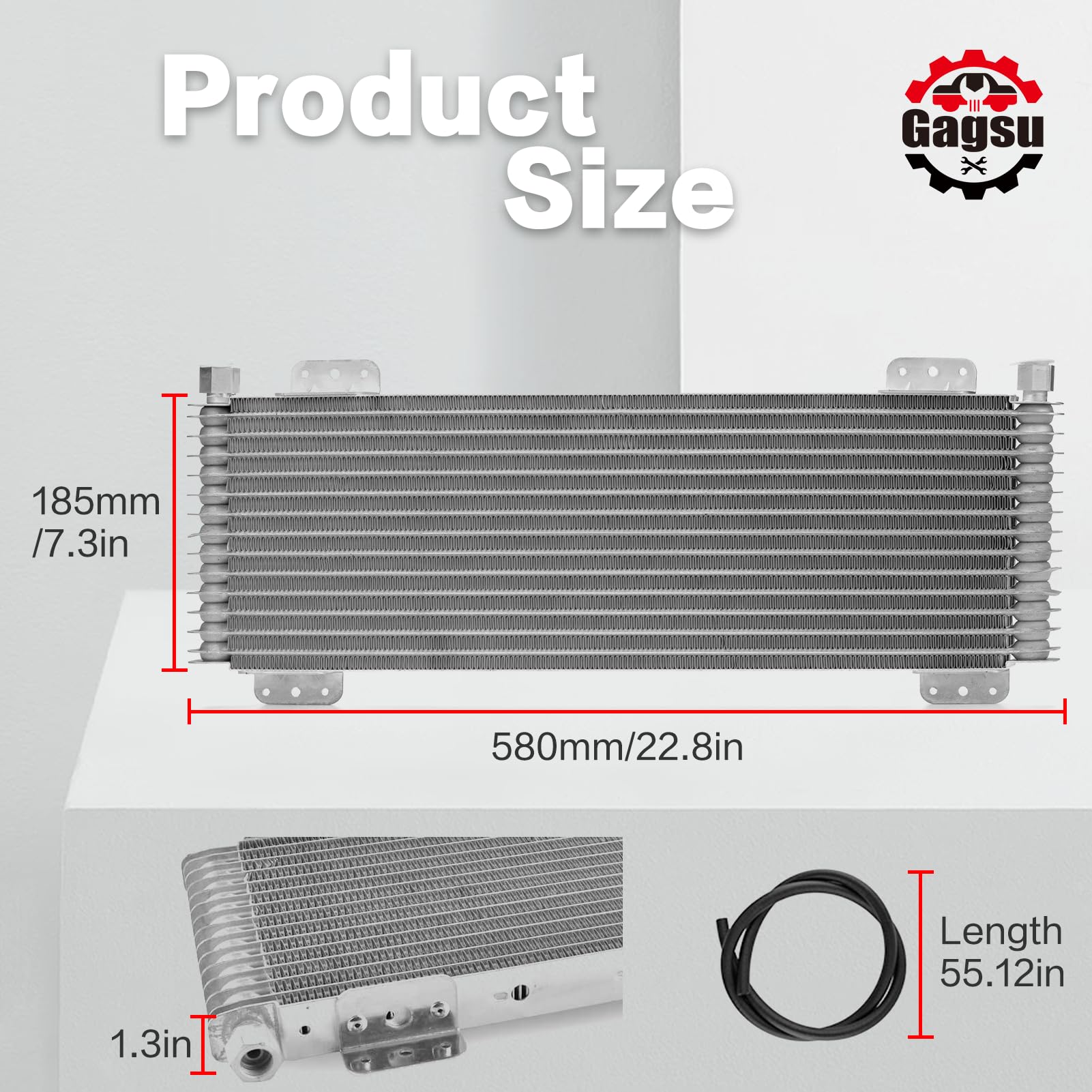 Gagsu core closeup highlighting finned surface for faster heat dissipation