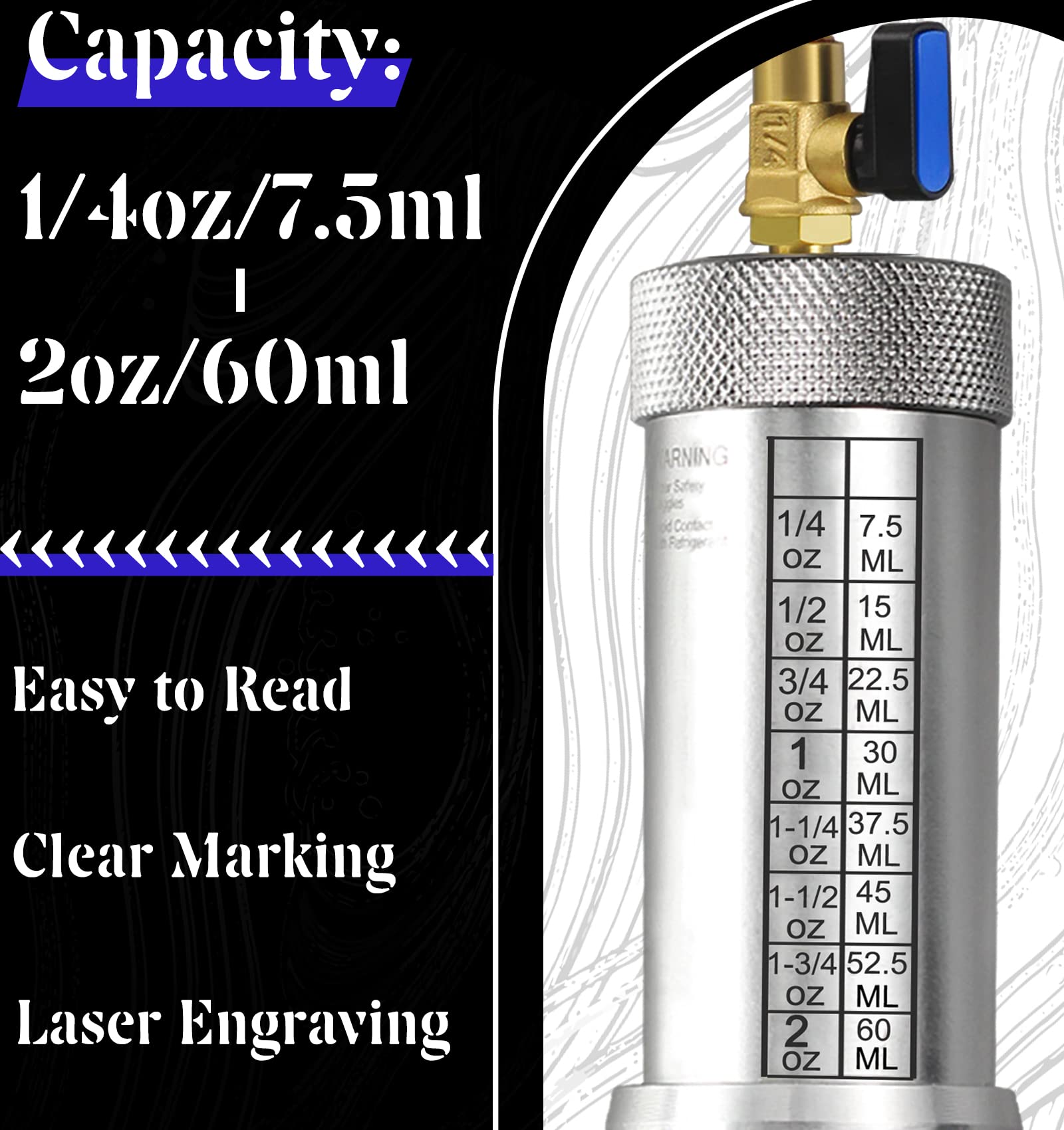 GallopMax laser-engraved scale on injector for precise dosing