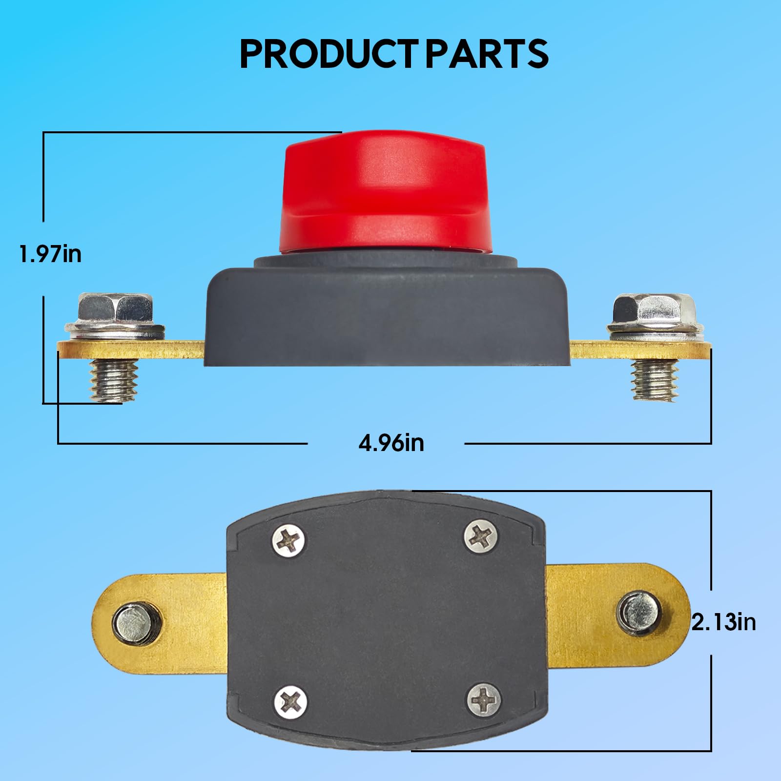 GANETZO size comparison with ruler highlighting compact dimensions for tight spaces