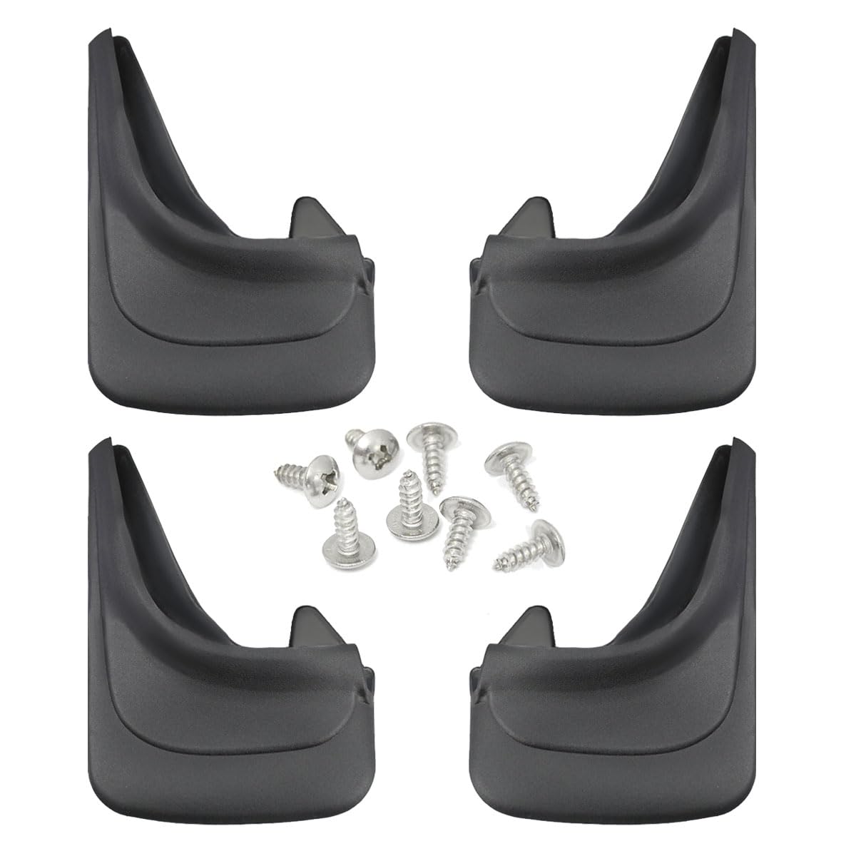 GAOLAOSY front packaging view showing complete mud flap set and benefits