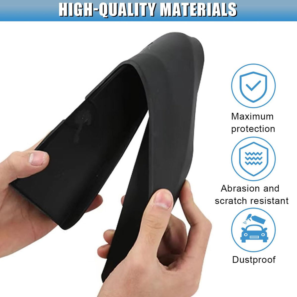 GAOLAOSY mud flap installed on sedan front wheel reducing road spray