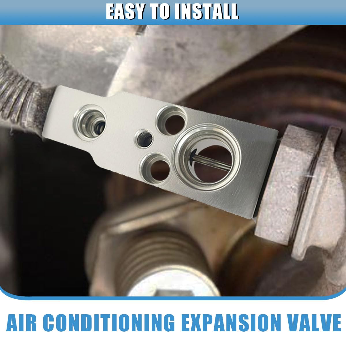 GAOLAOSY valve next to ruler showing compact size and straightforward fitment benefit