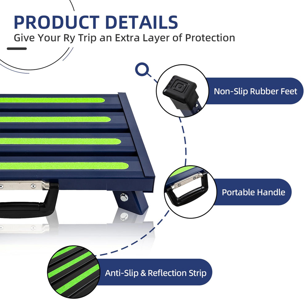 GarfatolRv close-up of anti-slip strips on platform improving foot traction