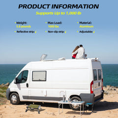 GarfatolRv reflective strip lit at night improves visibility