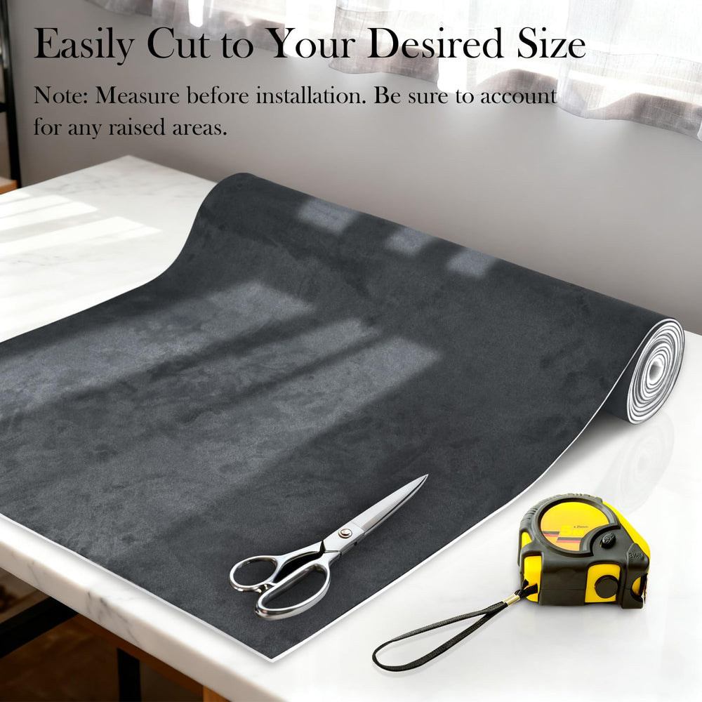 Garifon cut edge showing foam backing and clean cut for easy installation