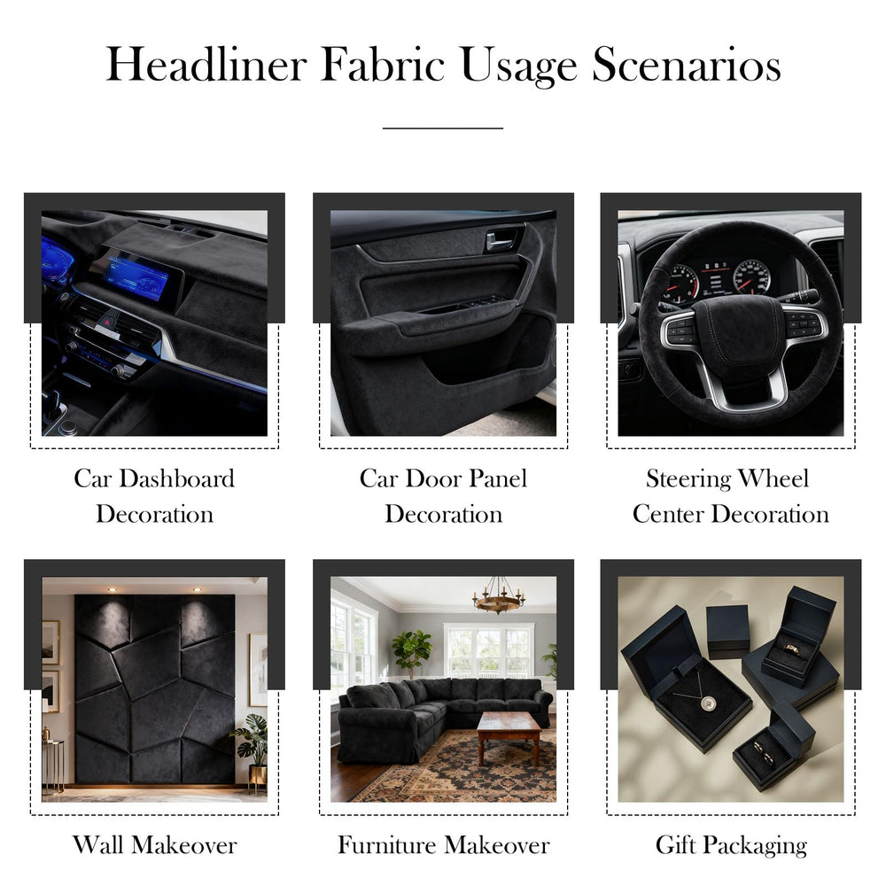 Garifon headliner in a styled car interior showing upgraded aesthetic benefit
